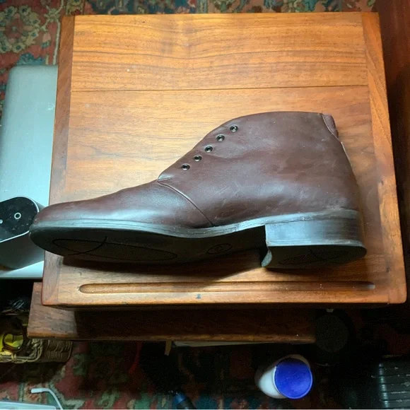 Easy Spirit "Bootalinos" 9B - lace up brown leather ankle boot. Comfy - Picture 10 of 14